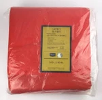 Sears Red Throw Medley Blanket 100% Acrylic W/ Nylon Edge 54X90 Vintage Nos. Fixed Price $24.99.