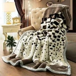 Korean Mink Fleece Organic King Blanket, 2 Ply Reversible Silky Soft Plush Warm. Fixed Price $112.00.