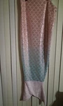 Dream Street Mermaid Tail Blanket Pink Glitter Scales, Soft Plush-free Fedex. Fixed Price $8.76.