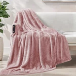 Plush Fuzzy Fleece Throw Blanket Extra Large, Super Soft Fluffy And Warm. Fixed Price $18.99.