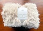 Faux Fur Throw Blanket Ivory - Threshold Designed By Studio Mcgee. Fixed Price $27.95.