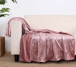 Berkshire Blanket 50"X70" Crushed Velvet Throw. Fixed Price $34.95.