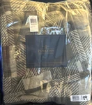 Nwt/bag Pendleton Organic Cotton Throw Blanket Rob Roy Cream Black 60X70"REVERSE. Fixed Price $71.99.
