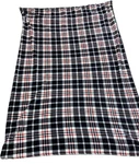 Cuddl Duds Climate Right Plush Throw Red Black Plaid Foot Pocket 50 X 72 Inch. Fixed Price $22.00.