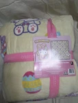 Hello Kitty Easter Bunny Queen Blanket 90X90IN Polyester Multicolor. Fixed Price $50.00.