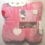 Hello Kitty Valentine Day Pink Twin 60 X 90" Throw Blanket Love Red Hearts Nwt. Fixed Price $36.00.