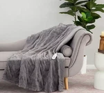 Berkshire Heated Throw 50X60 Diamond Quilted Grace Fur. Fixed Price $25.49.