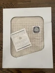 Vintage Fairbo Jc Penney 100% Pure Wool Throw Afghan 50" X 60" Natural Nib Nos. Fixed Price $44.99.