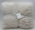 Pottery Barn Dream Faux Fur Throw Blanket 50" 60" Ivory. Fixed Price $55.75.