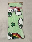 New Green Hello Kitty Rainbows & Lucky Charms St Patrick Day Throw Blanket 60X70. Fixed Price $29.99.