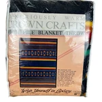 Crown Craft Blanket 100 % Virgin Aksa Acrylic High Pile 1988 Vtg Turkey. Fixed Price $129.95.