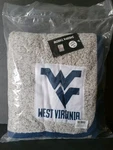 West Virginia Mountaineers Sherpa Throw Blanket 50" X 60" Nip. Fixed Price $31.00.