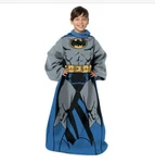 Northwest Batman Character Youth Fleece Throw Blanket With Sleeves. Fixed Price $10.00.