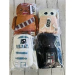 Star Wars Plush Toddler Blanket Bundle Baby Yoda, R2D2, Darth Vader & Chewbacca. Fixed Price $50.00.
