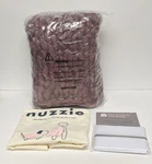 Nuzzie Velvet Knit Weighted Blanket 16LBS Red New. Fixed Price $179.99.