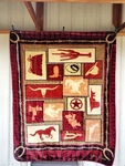 Cowboy Hat Boot Saddle Rodeo Horse Pistol Western Queen Size Blanket. Fixed Price $58.21.