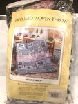 Blanket Throw Woven"herb Garden" 46" X 57" 100% Virgin Acrylic Double Jacquard. Fixed Price $24.07.