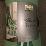 Martha Stewart Everyday Christmas Throw Holiday Fleece Blanket. Fixed Price $19.99.