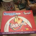 Snuggie Skittles Wearable Fleece Blanket W/ Sleeves 71X54 Red Multicolor. Fixed Price $21.74.