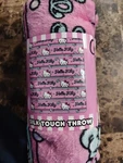 Sanrio Hello Kitty Silk Touch Throw 40IN X 50 Sweet As Sugar Nwt. Fixed Price $20.00.