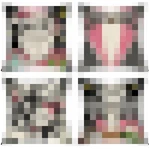 Fjfz Christmas Jack Throw Pillow Covers 18X18 Set Of 4 Black Pink Skull. Fixed Price $12.50.
