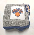 Northwest Nfl New York Knicks Soft Two Tone Sherpa Throw, 50" X 60" Blanket. Fixed Price $24.95.