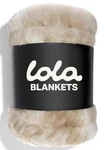Brand New Lola Blanket - Caramel Cream Large (sealed). Fixed Price $199.99.