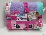 Shopkins Twin Quilt Blanket Sham Pillow Case Pink Flowers Cute Room D Cor. Fixed Price $45.99.
