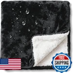 Crew Flx Waterproof Blanket For Bed Intimacy (40" 60" Small), Reversible Fleec. Fixed Price $43.69.