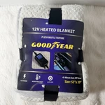 Goodyear 12V Waffle Plush Heated Blanket 55 X 39 Car Emergency New. Fixed Price $29.89.