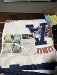 Vtg 80S Auburn University Blanket Stadium Throw 72X90 War Eagle Made In Usa New. Fixed Price $58.00.