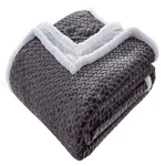 Elegant Comfort Luxury Braided Design Ultra Plush Heavy-weight Sherpa Blanket. Fixed Price $66.71.