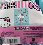 Hello Kitty Throw Blanket Cloud Blue 60" X 70" New. Fixed Price $39.99.
