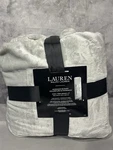 Gorgeous Color Ralph Lauren King Size Luxurious Blanket 108"X90" Gray Super Soft. Fixed Price $59.99.