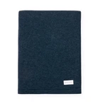Sferra Tiago Midnight Blue Throw Blanket Solid Baby Alpaca Silk 50"X70" Soft New. Fixed Price $167.00.
