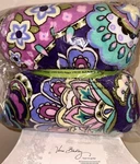 New Vera Bradley Throw Blanket Fleece 80 X 50 Heather Nwt #12408-144 Super Soft. Fixed Price $59.95.