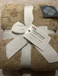 Berkshire, Blanket & Home Co., Fluffie Throw, 60 X 70 In., Mocha. Fixed Price $30.00.