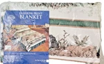 Vtg Beacon Fashion Print Blanket "high County" Deer Fits Twin/full Nos 72X90. Fixed Price $45.00.
