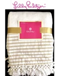 Lilly Pulitzer X Target White And Gold Blanket New. Fixed Price $38.95.