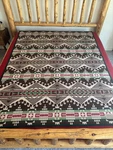 Pendleton Mills Heritage Collection Wool Native American Tribal Blanket Usa. Fixed Price $280.00.