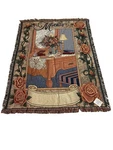 Vtg Simply Home Woven Tapestry Throw Blanket Mother Day Cottage Core Nwt 67X48. Fixed Price $26.50.