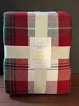 Full/queen Brushed Cotton Blanket Red Plaid - Threshold. Fixed Price $14.98.