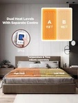 Shodu Heated Blanket,fast Heating&over-heat Protect Electric Blanket,dual Contro. Fixed Price $80.00.