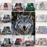 Throws Soft Couch Blanket, 3D Trendy Printing THROW60"X 80". Fixed Price $45.89.