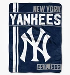 Mlb New York Yankees Super Soft Micro Rasche Large Throw Blanket 46" X 60"*BNIP. Fixed Price $29.99.