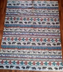 Vintage Owen Cabin Blanket Bear Deer Nature Southwestern Throw Usa 62027. Fixed Price $27.99.