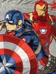 Marvel Civil War Blanket 57X45 Soft Plush Throw Captain America & Iron Man. Fixed Price $19.99.