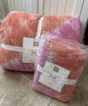 Pottery Barn Teen Pink & Orange Dunes Tie-dye Twin Comforter Euro Sham Beach. Fixed Price $97.98.