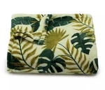 Tropical Green Foliage Soft Plush Throw Blanket 5' X 6 - The Big One New. Fixed Price $41.00.