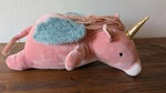Pillowfort Weighted Plush Anxiety Cuddle Bedtime Comfort Pink Alicorn Wings 18". Fixed Price $31.50.